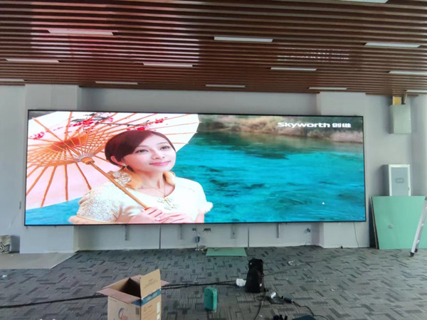 遵义市P1.53led小间距屏安装案例